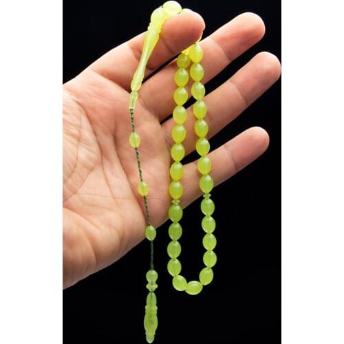 Islamic Tasbih Muslim Rosary Beads 33 Prayer Rosary For Men Bracelet For Men Accessory amber oltu amber stone Handmade Turkey