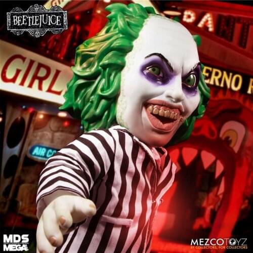 MEZCO 90403 Beetle Juice Underworld Master can sound 15 inches can be moving