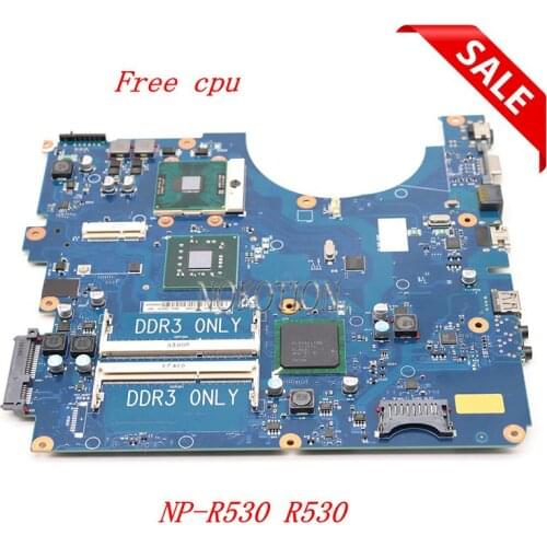NOKOTION For Samsung NP-R530 R530 Laptop motherboard DDR3 Free cpu BA92-06336A BA92-06336B BA41-01223A BA92-06340B BA92-06340A