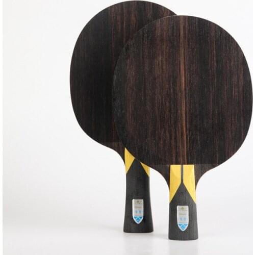 New Arrive Ebony And Rose Wood Carbon ZLC Built-in Inner Table Tennis Racket PingPong Blade Fast Attack High Elasticity -40