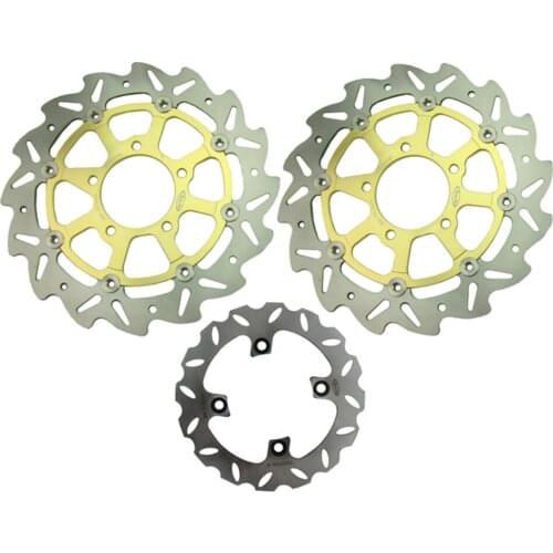 Front Rear Brake Disk Rotors For Kawasaki ZX6R NINJA 600 2007-2015 & ER6F ER6N 650 2006-2015 & Z1000SX 1000 2011-2015