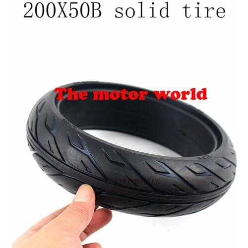 Fits Hoverboard Scooterr electric scooter balancing car tires with slotted up 8 inch tire, 200X50 solid tire