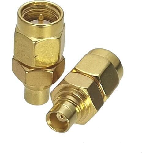 10Pcs SMA Male Plug to MCX Female Jack RF Adapter Connector Coaxial High Quanlity straight
