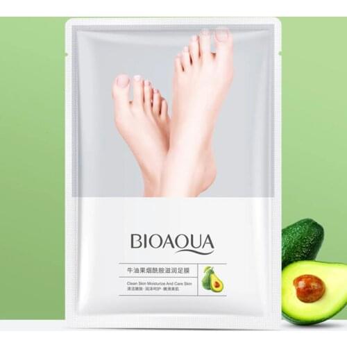 Avocado Niacinamide Moisturizing Foot Mask Sheet Pack Mildly Soothes Exfoliating Foot Mask Foot Care