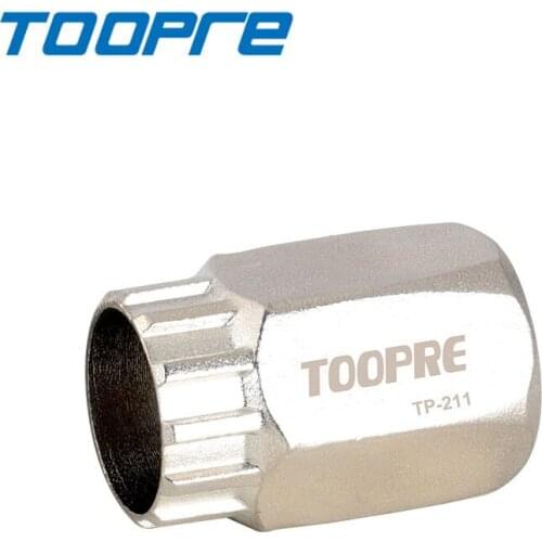 TOOPRE Bicycle Silver 6/7/8/9/10/11S Cassette Sprocket Sleeve Steel Iamok Bike Parts 64g Cartridge Freewheel Tool for SHIMANO