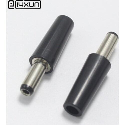 1pcs New Black 5.5*2.5mm DC Power Plug ABS 5.5mm x 2.5mm Male Plugs Connector DIY Repair Jack Adapter 14mm Long Type