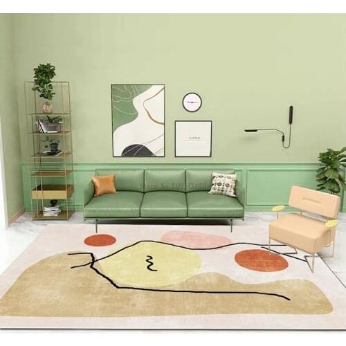 200*300cm Living Room Carpet Sofa Coffee Table Blanket Nordic Ins Wind Morandi Bedroom Girl Full Room Bedside Mat
