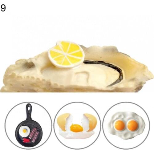 3D Creative Fried Egg Pan Stickers Soft Fridge Magnets Cartoon Food Shape for Kitchen