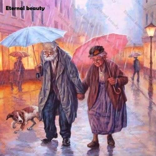 Holding Hands Diamond Embroidery Diy Cross Stitch Kits Full Drill 5D Square/Round Diamond Painting Rhinestones Home Decor Gift