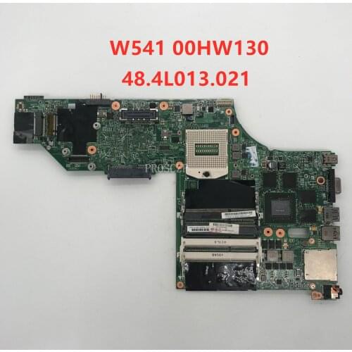Free shippingFor ThinkPad W540 W541 Laptop motherboard 12291-2 48.4LO13.021 FRU 00HW130 100% working well