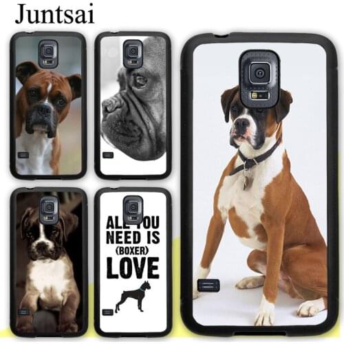 Cute Boxer Dog Puppy Case For Samsung Galaxy S20 Plus S9 S10 Note 20 Ultra A50 A70 A51 A71 A21S A20e A31 M31 M21