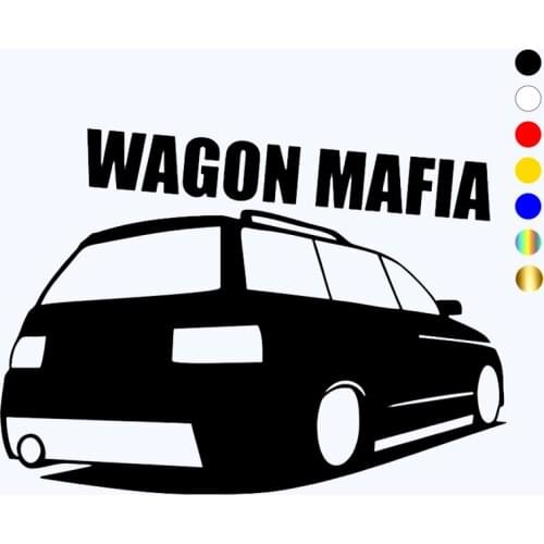 CK2759# VAZ 2111 WAGON MAFIA funny car sticker vinyl decal silver/black car auto stickers for car bumper window car decor