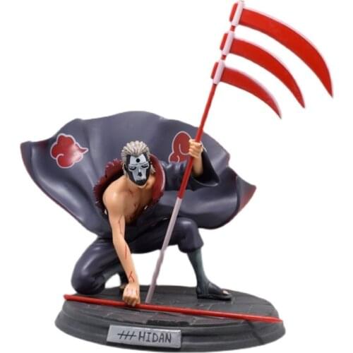 Naruto Shippuden Anime Action Figure GK Hidan Figma 27cm Statue Oversized Akatsuki Desktop Collection Toys For Children Gift