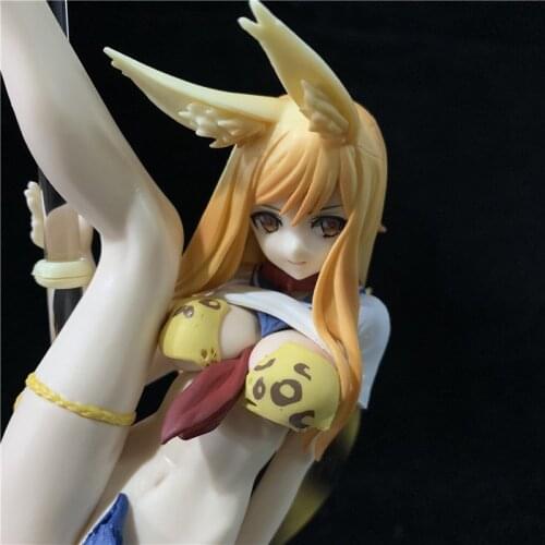 18cm Anime Figure Native Pink Cat Savana Wilder 1/7 PVC Action Figure Tony Cat Girl Figurine Pink Cat Collection Model Doll Gift