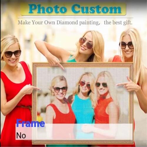 Photo Custom Diamond Painting Cross Stitch Full Square Round Picture of Rhinestone DIY Diamond Mosaic Diamond Embroidery Sale