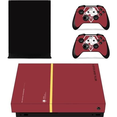 Metal Gear Solid V Game Full Cover Skin Console & Controller Decal Stickers for Xbox One X Skin Stickers Vinyl