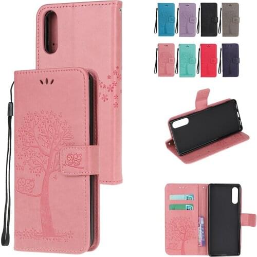 Fashion Solid Color Wallet Card Slot Flip Case For Sony Xperia 10 8 5 1 L4 XZ3 XZ2 XA2 XA1 XZS XZ L1 Ultra Thin Shockproof Cases