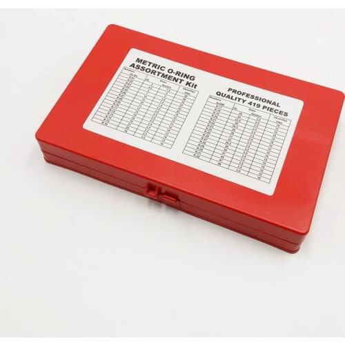 Rubber 419 Pcs 32size Metric O-Ring kit Air Conditioning Refrigerant Ring NBR70 BUND 70 DUROMETER O-RING KIT