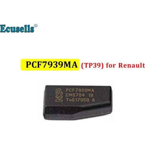 Original Auto Car Key Carbon Transponder Chip Blank PCF7939MA (TP39) For Renault Dacia Duster Logan Sandero