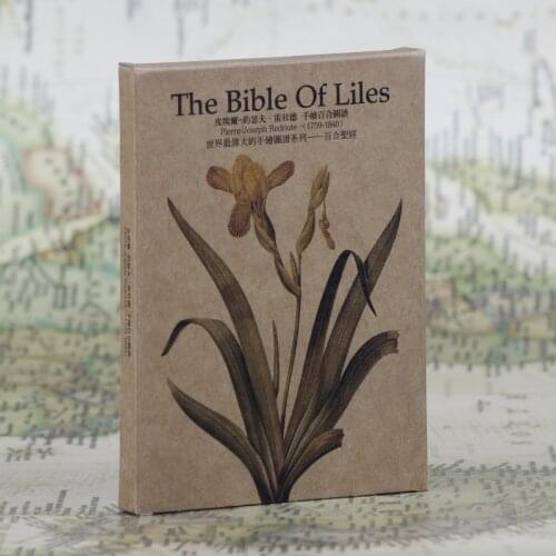 30 sheets/LOT Hand-painted Lily Series Postcard /Greeting Card/Wish Card/Christmas and New Year gifts