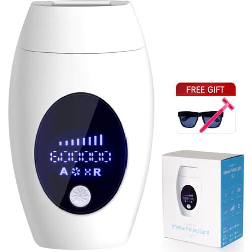 600000 Flash Professional Permanent IPL Laser Depilator LCD Laser Hair Removal Photoepilator Women Painless Hair Remover Machine