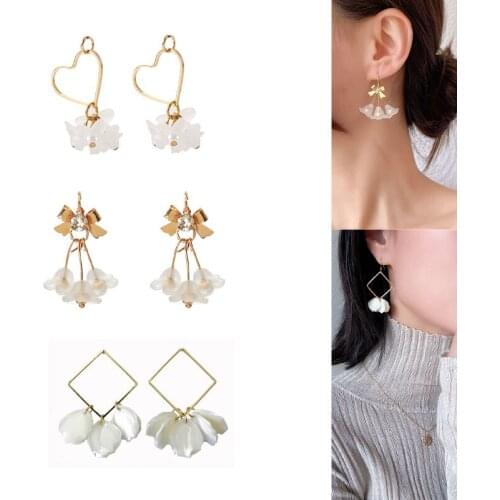 2020New 60Pcs Eternal Flower Pendants Button for DIY Jewelry Earring or Necklace Accessories ER127-BY69