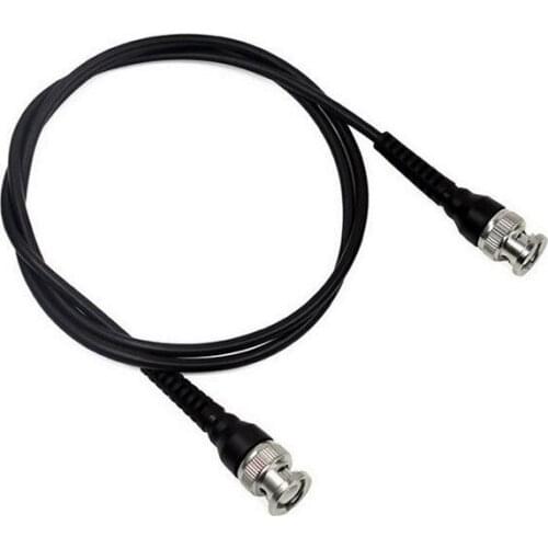 Jiguoor P1013 BNC Q9 Male Plug To BNC Q9 Male Plug Oscilloscope Test Probe Cable Lead 100CM Cable Measuing Accessories Tool
