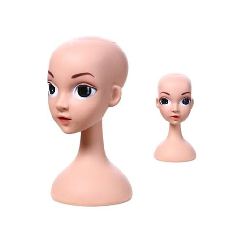 High Quality Realistic Plastic Lovely Kid Mannequin Head,Manikin Dummy Head