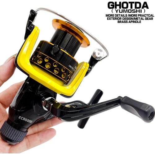 Rear Drag Reels 2000-7000 Series Carp Fishing Reels Spinning Wheel