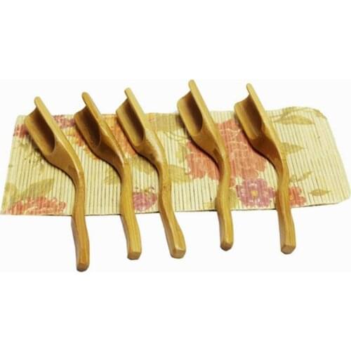 1PC Chinese Style Natural Bamboo Tea Spoon Honey Sauce Suger Spoons Coffee Scoop Tea Utensil Kitchen Accessories Tableware