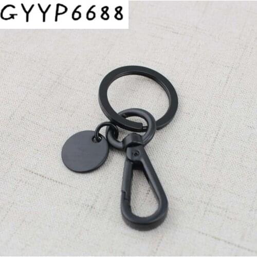 2pcs 50pcs 13mm Hardware Hardware Accessories Dark gun black trigger snap hook swivel clasp lobster claws swivel hooks key ring