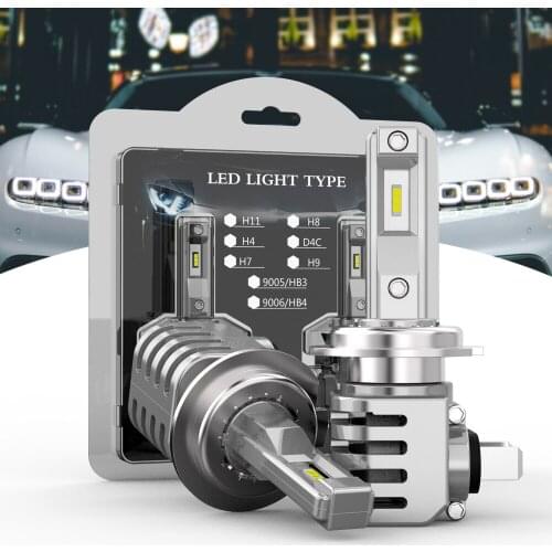 2PC MINI LED Headlamp Fog lamp H7 H1 H3 H11 9005 9006 9012 6000K 3000LM