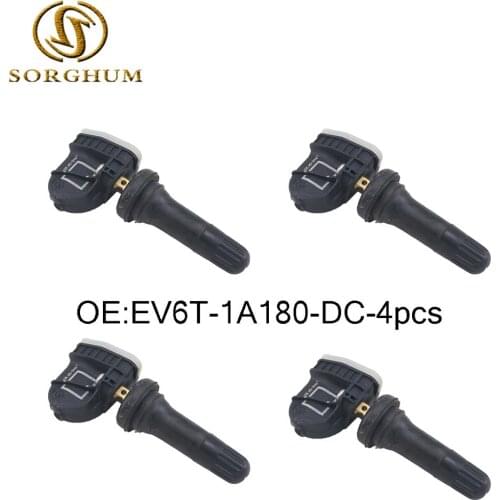 4pcs TPMS Car Tire Pressure Monitoring Sensor EV6T-1A180-DC For Ford Mondeo Focus C-Max Grand B-Max Fiesta 2014 EV6T-1A180-CB