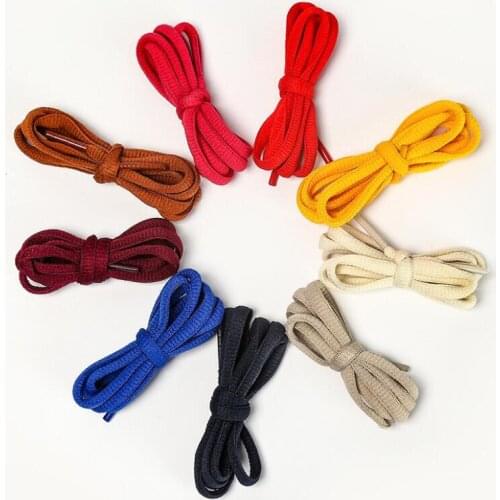 50 Pairs Oval Shoelaces Sports Shoelace Weave Braided Bracelet Sneakers Running Shoes Lace Adult Children Shoe Strings