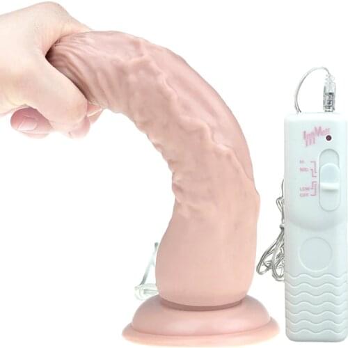 9 Inch Big Realistic Dildo Vibrator Sex Toys for Women Huge Artificial Penis Suction Cup G Spot Anal Dildo Vibrator for Men New
