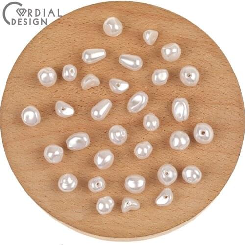 Cordial Design Acrylic Beads/Irregular Shape/DIY Beads Making/Jewelry Accessories/Hand Made/Imitation Pearl Bead For Earrings