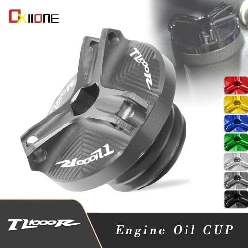 For Suzuki TL1000R M20*2.5 Aluminum Oil Filter Cup Engine Plug Cover Parts TL 1000R TL 1000 R 1998 1999 2000 2001 2002 2003 2004