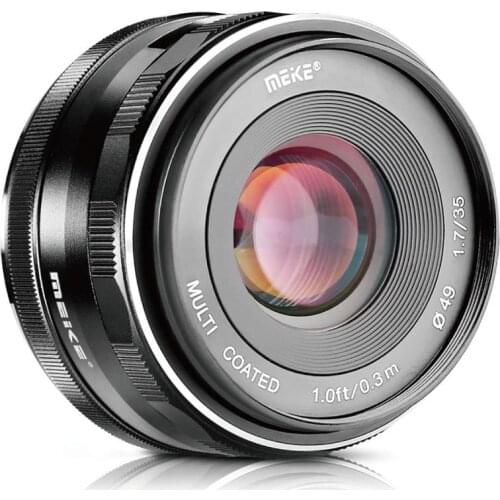 Meike 35mm f1.7 Large Aperture Manual Focus APS-C lens for Canon EF-M mount M100 M1 M2 M3 M5 M10 M50 Cameras