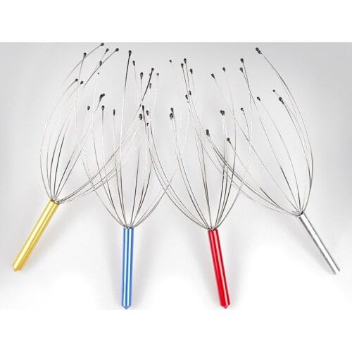 Head Wire Massage Claw Octopus Scalp Massage Claws Clearing Veins Soothing Brain Refreshing Head Relaxer Hair Claw