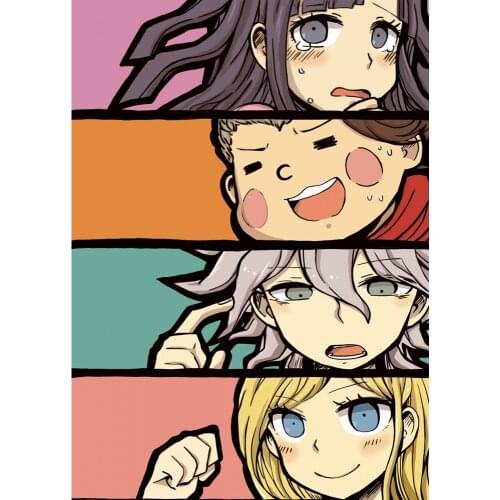 5D Embroidery Diamond Picture Danganronpa Home Decor Painting Full Square Drill Game Character Cross Stitch Wall Art Handmade