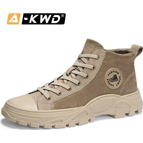 Fashion High Top Man Shoe Autumn Breath Tennis Casual Men Sport Shoes Heren Lace-up Sneakers Man Shoes Men Leather Schoenen Leer