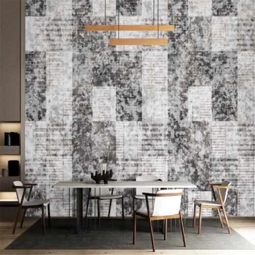 Seamless wallpaper Modern minimalist geometric line TV background wall painting