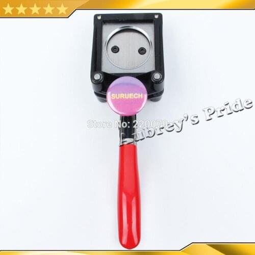 NEW Hand Held Manual Round 20mm (Actual Cutting Size 32MM) Paper Graphic Punch Die Cutter for Pro Button Maker