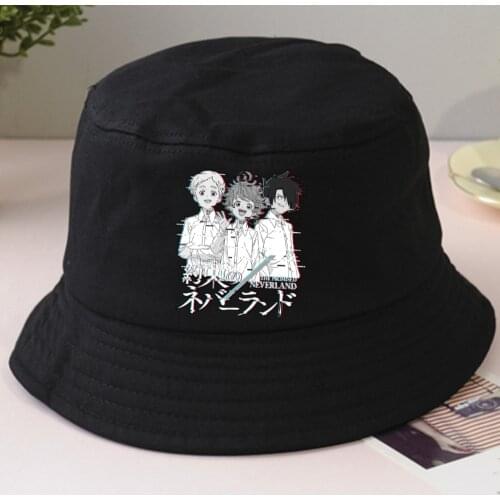 Anime The Promised Neverland Bucket Hat Casual Fashion Sunscreen Unisex