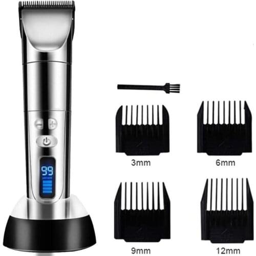 Professional Electric Hair Clippers Beard Trimmer Barber Grooming Kit Rechargeable Cordless Haircut Machine Shaver