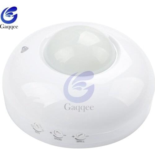 Adjustable PIR Infrared Motion Sensor Switch 110V-240V Body Motion Movement Ceiling Infrared Sensor Detector Light Bulb Switch