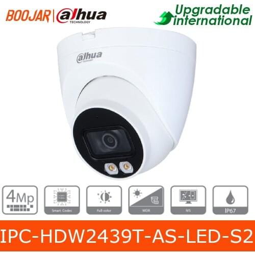Dahua Original 4MP Lite Full-color Fixed-focal Eyeball Network Camera IPC-HDW2439T-AS-LED-S2
