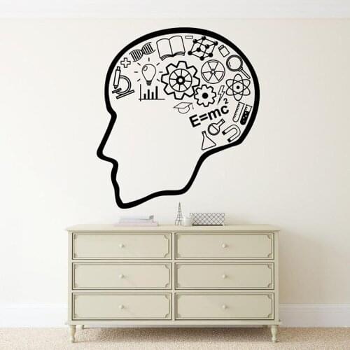 School Science Wall Decal Vinyl Decal Education Chemistry Wall Sticker laboratory Office Interior Home Classroom Decor B417