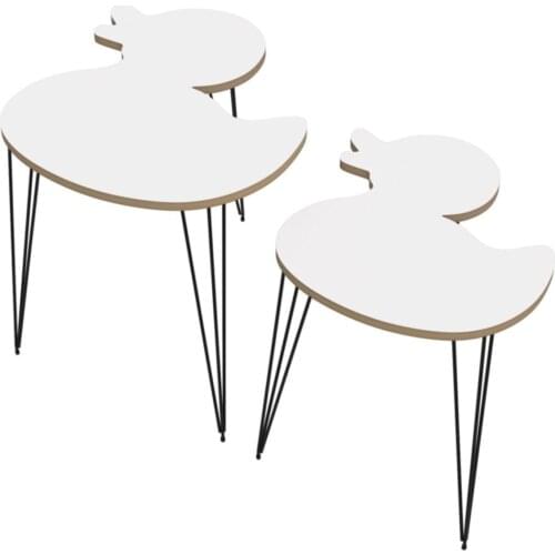 Modern Larose Zigon Coffee Table Faye Cvz 2 Li (45*35*25-40*30*20) rectangle coffe table