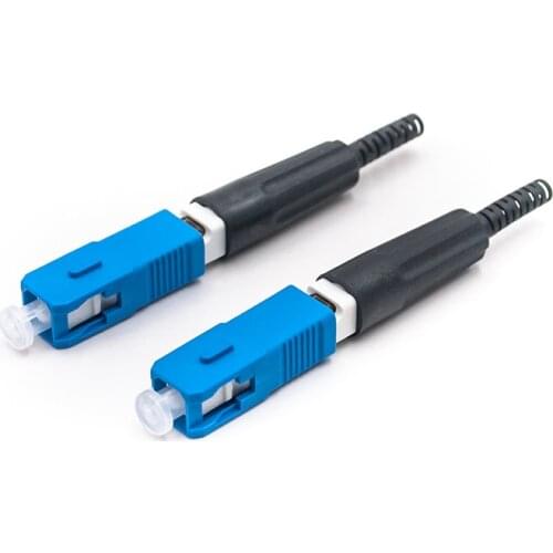 UNIKIT ESC920H 200 PCS/Lot SC APC SC UPC Fast Connector Mechanical Fiber Optic Connector-Fiber Pre-embedded Less than 0.3dB